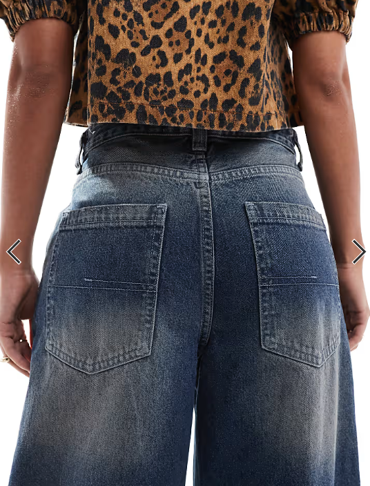 Asos - Bershka skater jeans in dark wash