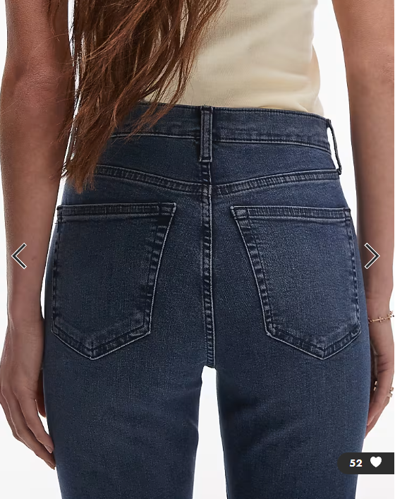 Topshop Jamie high rise skinny jean in storm blue