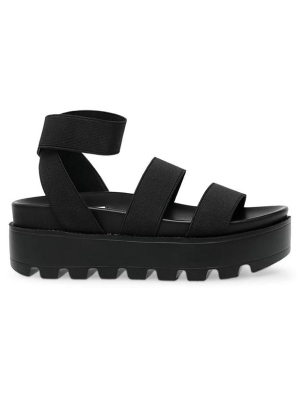 Steve Madden - Bedrock Black Wedges