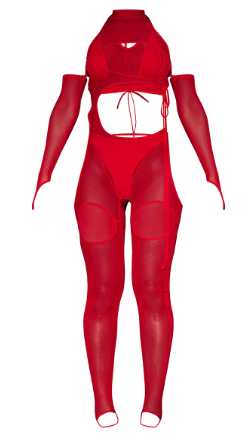 Red hot devil woman costume