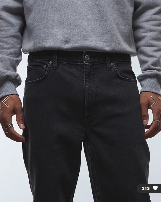 ASOS DESIGN straight leg jeans in washed black