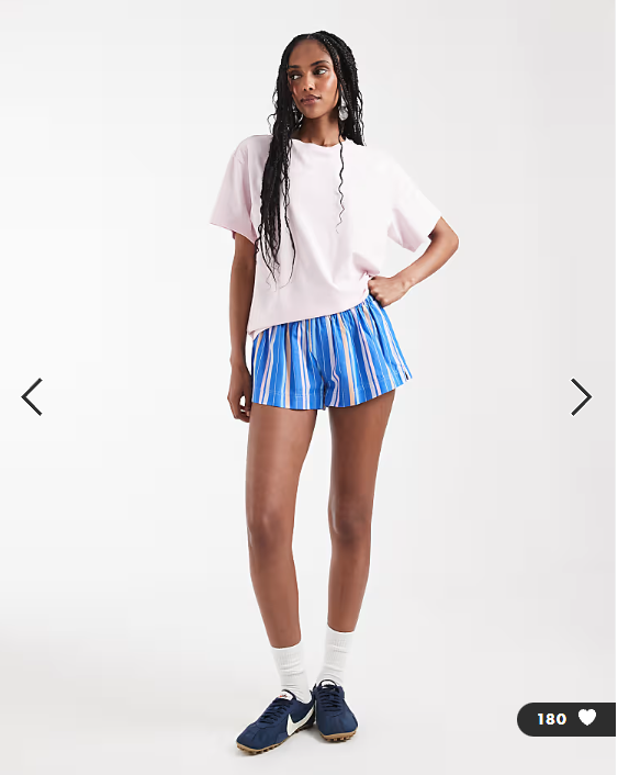 Weekday t-shirt in pink