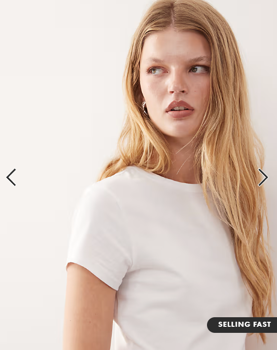 COLLUSION fitted t-shirt in white