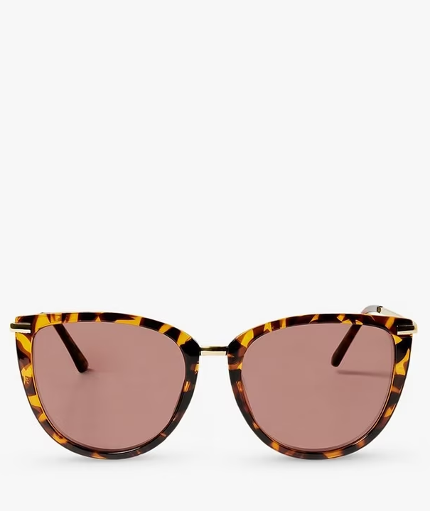 Katie Loxton Sardinia Sunglasses, Tortoiseshell