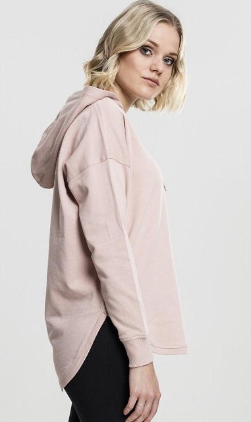 Women´s hoodie // Urban classics Ladies Oversized Terry Hoody light rose