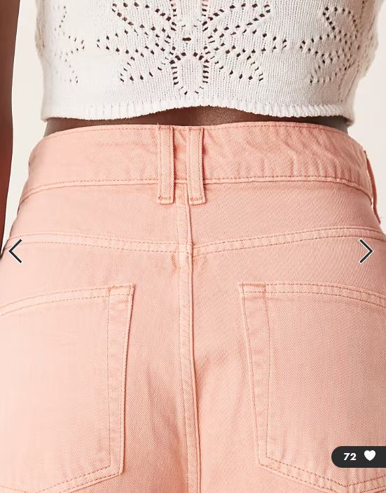 ASOS DESIGN high rise barrel leg jeans in soft apricot