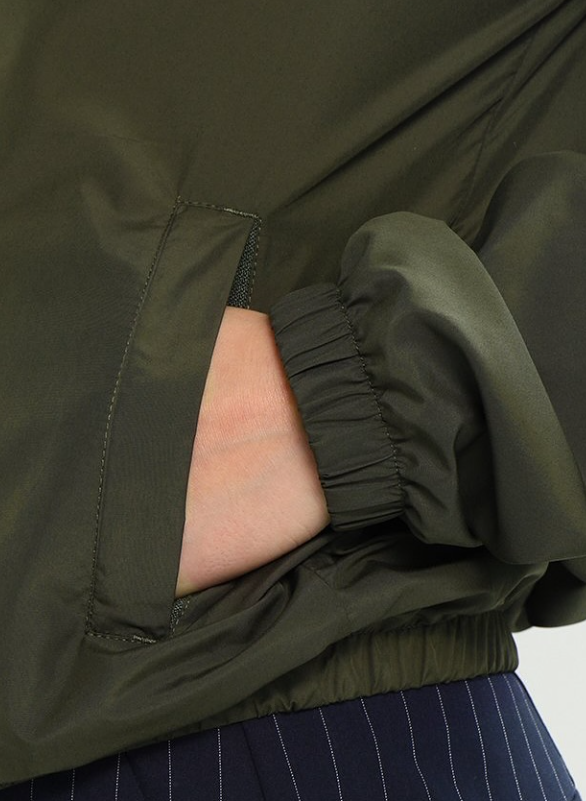 Urban Classics - BASIC - Windbreaker - dark olive