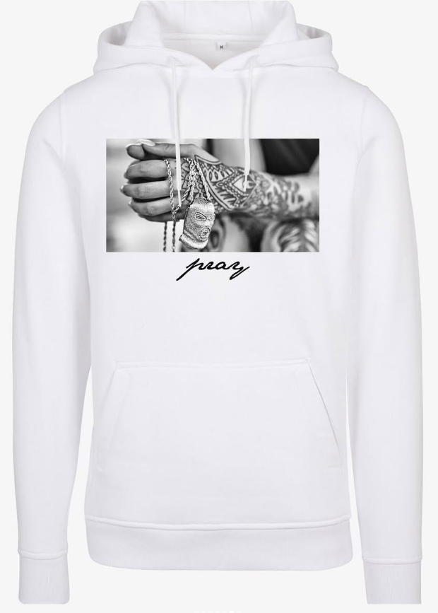 Mister Tee - PRAY 2.0 - Kapuzenpullover - white