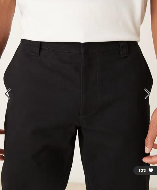 ASOS DESIGN slim trousers in black moleskin