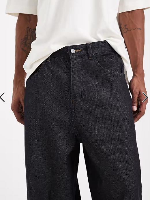 ASOS DESIGN Circular Design Collection heavyweight oversized baggy jeans in indigo