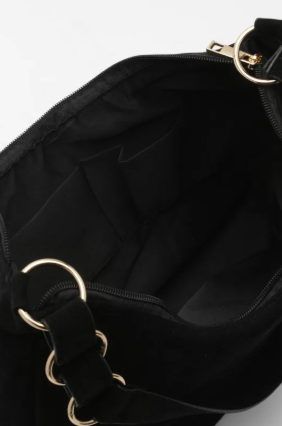 Boohoo - Suede Link Shoulder Bag