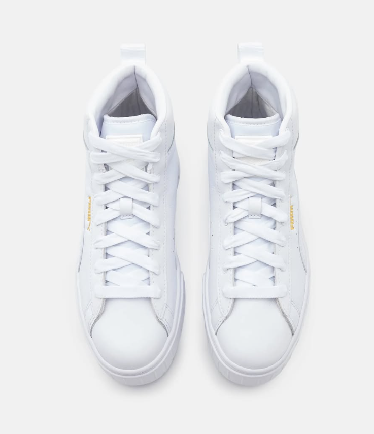 Puma MAYZE MID - High-top trainers - white
