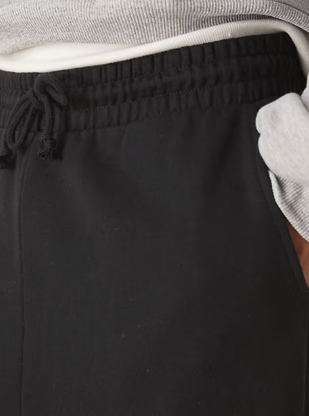 ASOS DESIGN essentials wide leg jogger in black