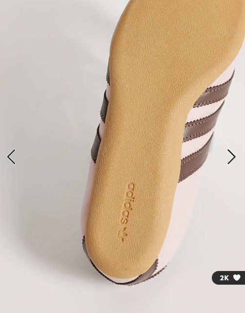 adidas Originals Tokyo mary jane flats in light pink and brown