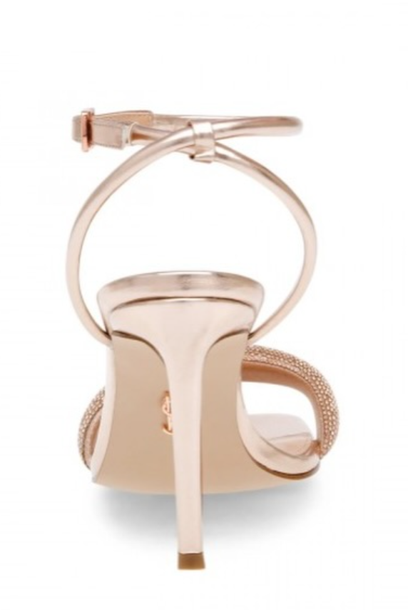 Steve Madden Entice-R Heeled In Rose Gold Sandal’s