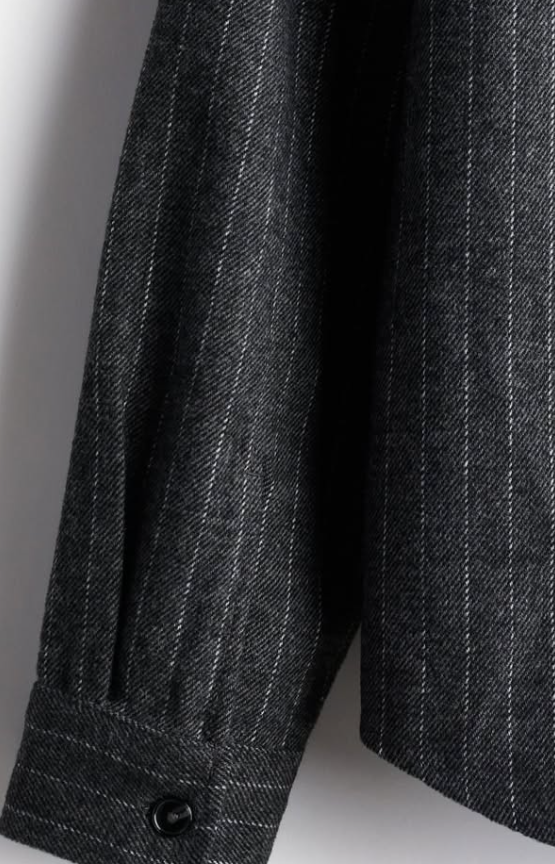 H&M-REGULAR FIT FELTED OVERSHIRT