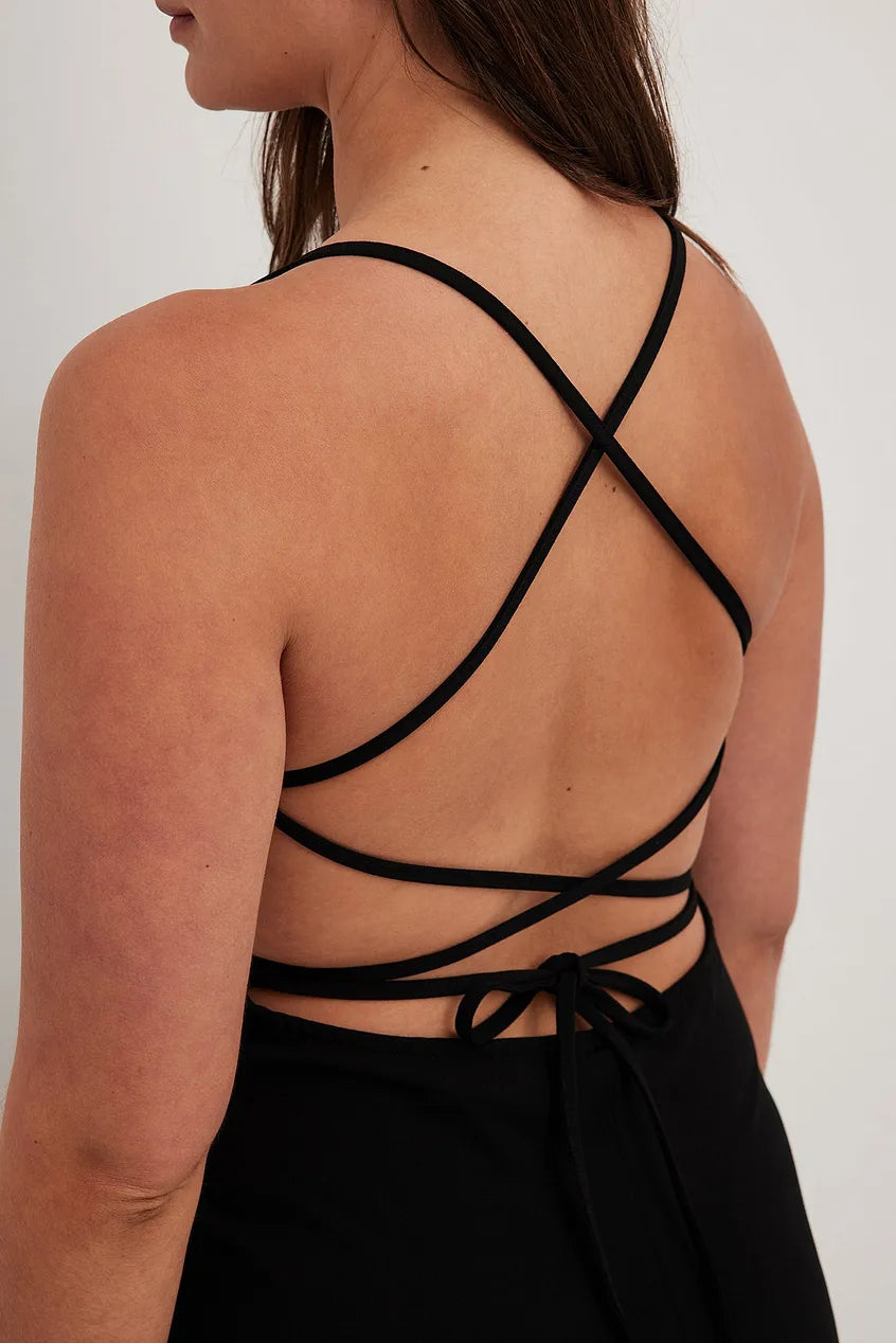 Back Detailed Maxi Dress