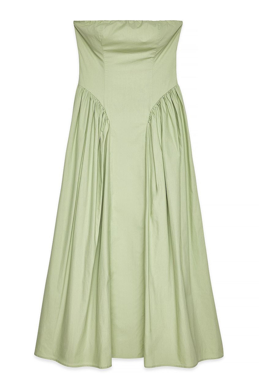 Na-kd Bandeau Flowy Maxi Dress