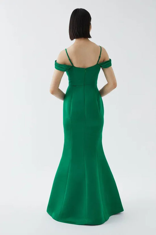 Coast - Corset Bardot Structured Satin Dress
