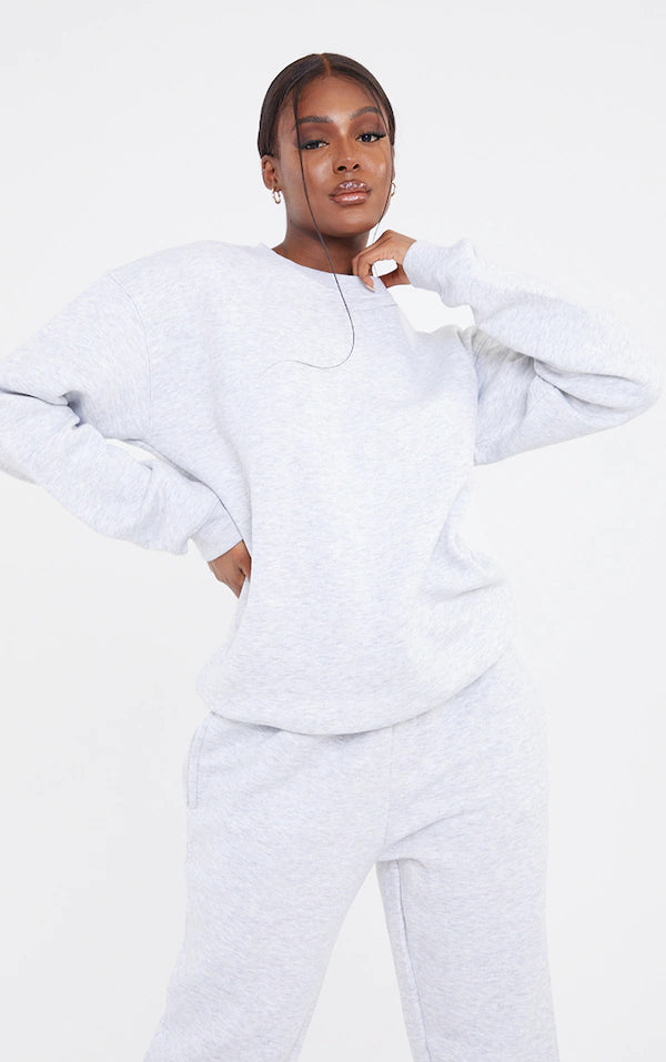 Tall Grey Oversized Ultimate Sweatshirt
