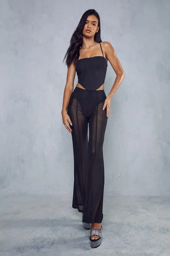 Corset Power Mesh Flared
