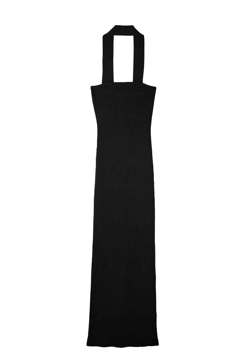 Na-kd Choker Knitted Bandeau Midi Dress