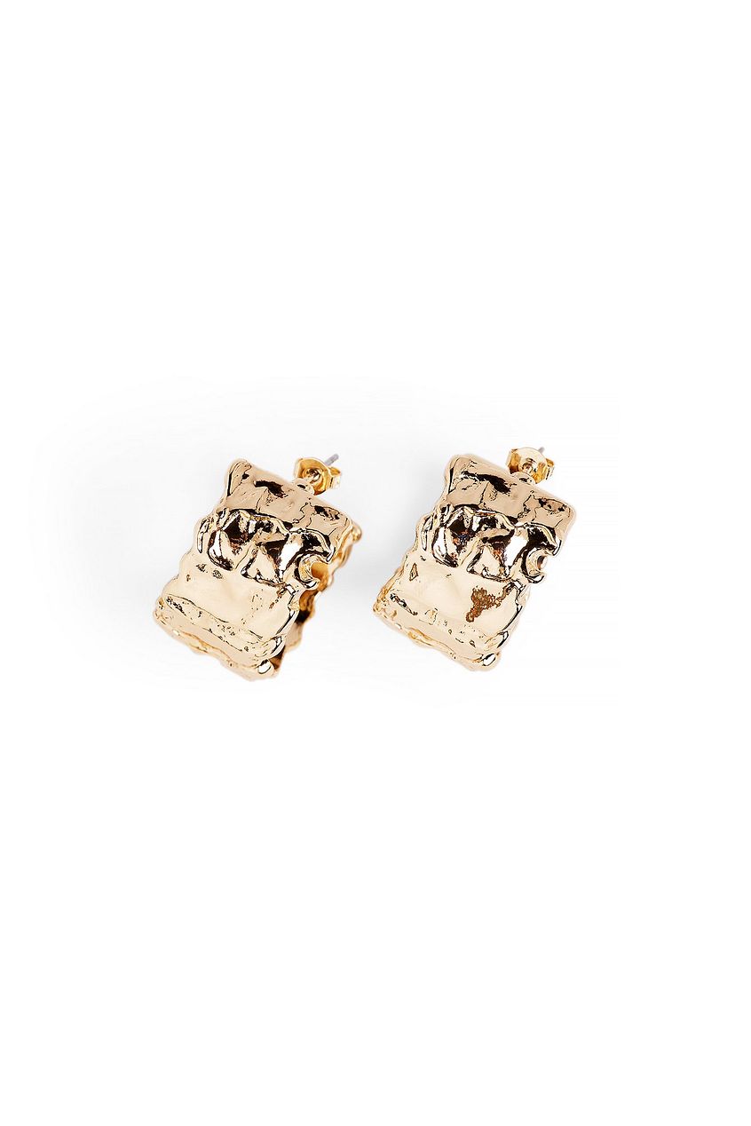 Chunky Wide Half Hoop Earrings