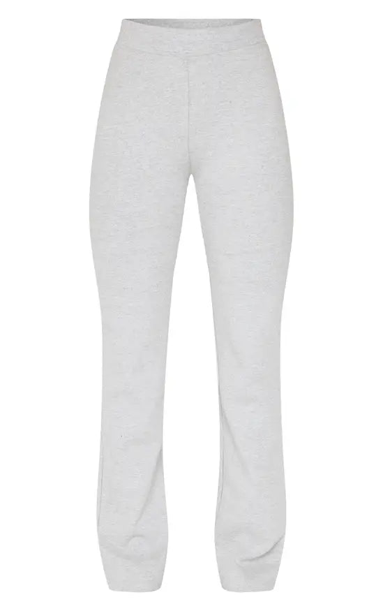Plt - Grey Marl Straight Leg Trousers
