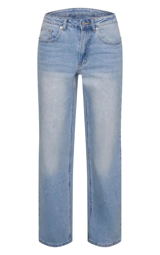 PrettyLittleThing High Waist Straight Leg Stretch Jeans