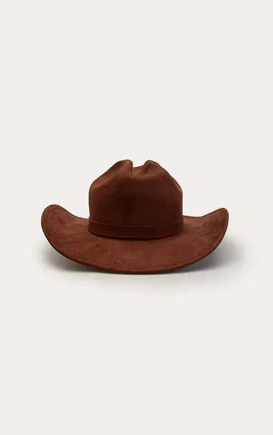 Boohoo Faux Suede Cowboy Hat
