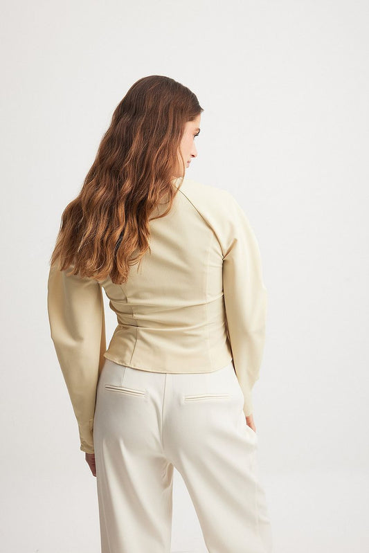 Volume Sleeve Blouse