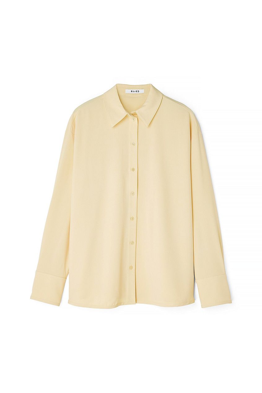 Cuff Detail Oversized Shirt