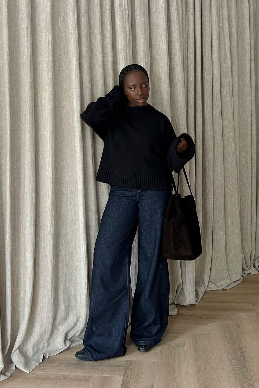 High Waist Extra Wide Leg Denim