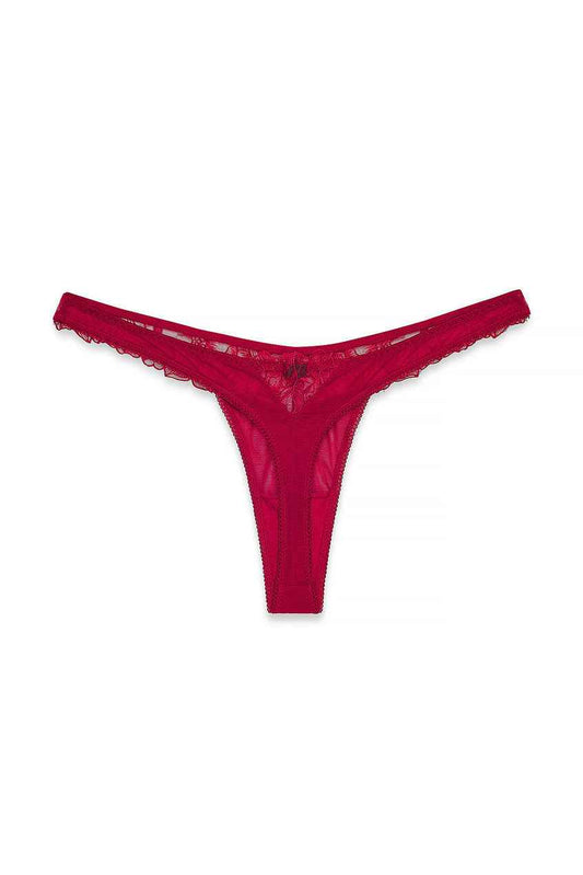Na-kd - Embroidery Mesh Thong