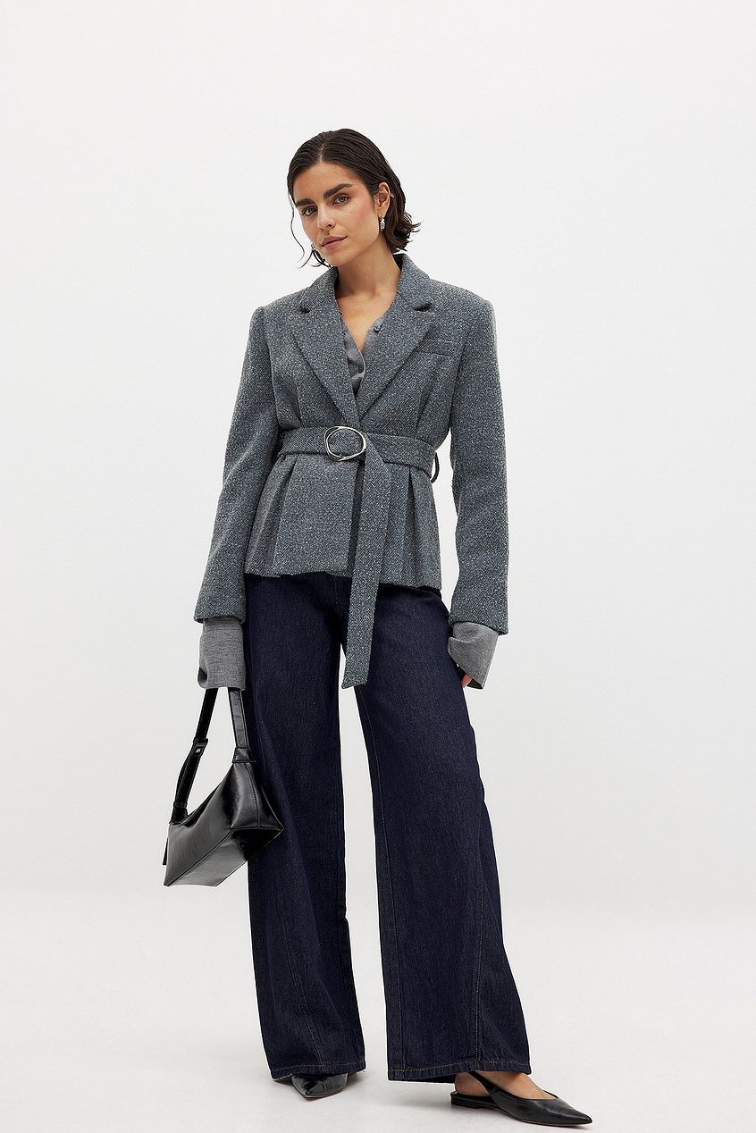High Waist Extra Wide Leg Denim