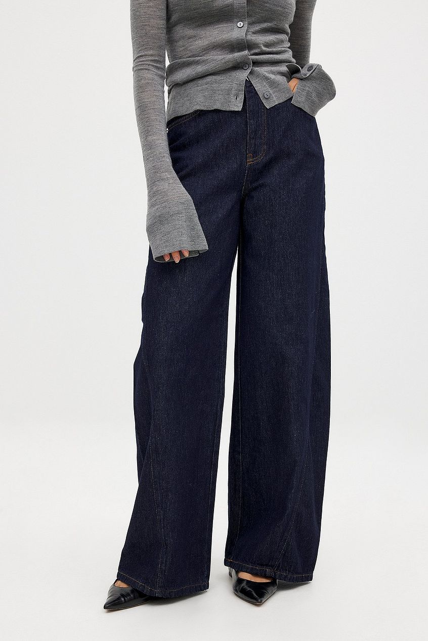 High Waist Extra Wide Leg Denim