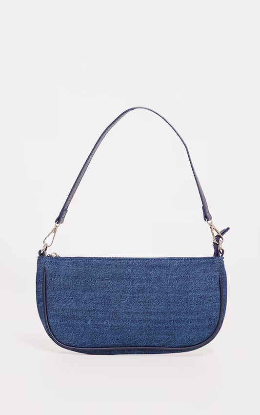 Blue Denim Shoulder Bag