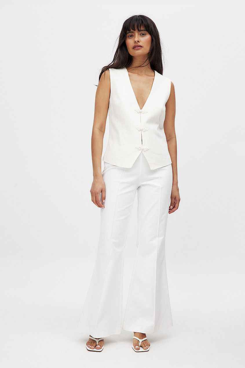 Na-kd Flared Mid Waist Pants