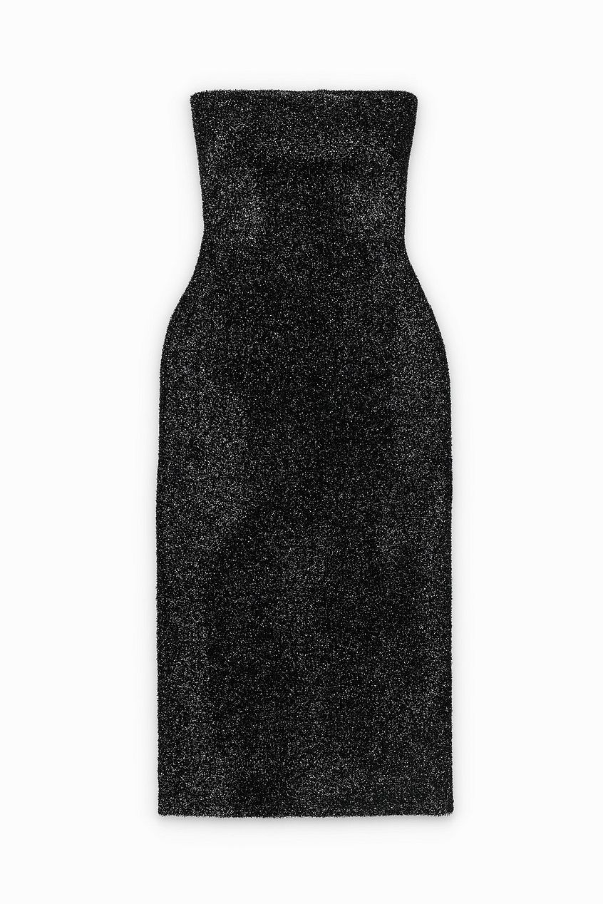 Na-kd Glitter Midi Dress