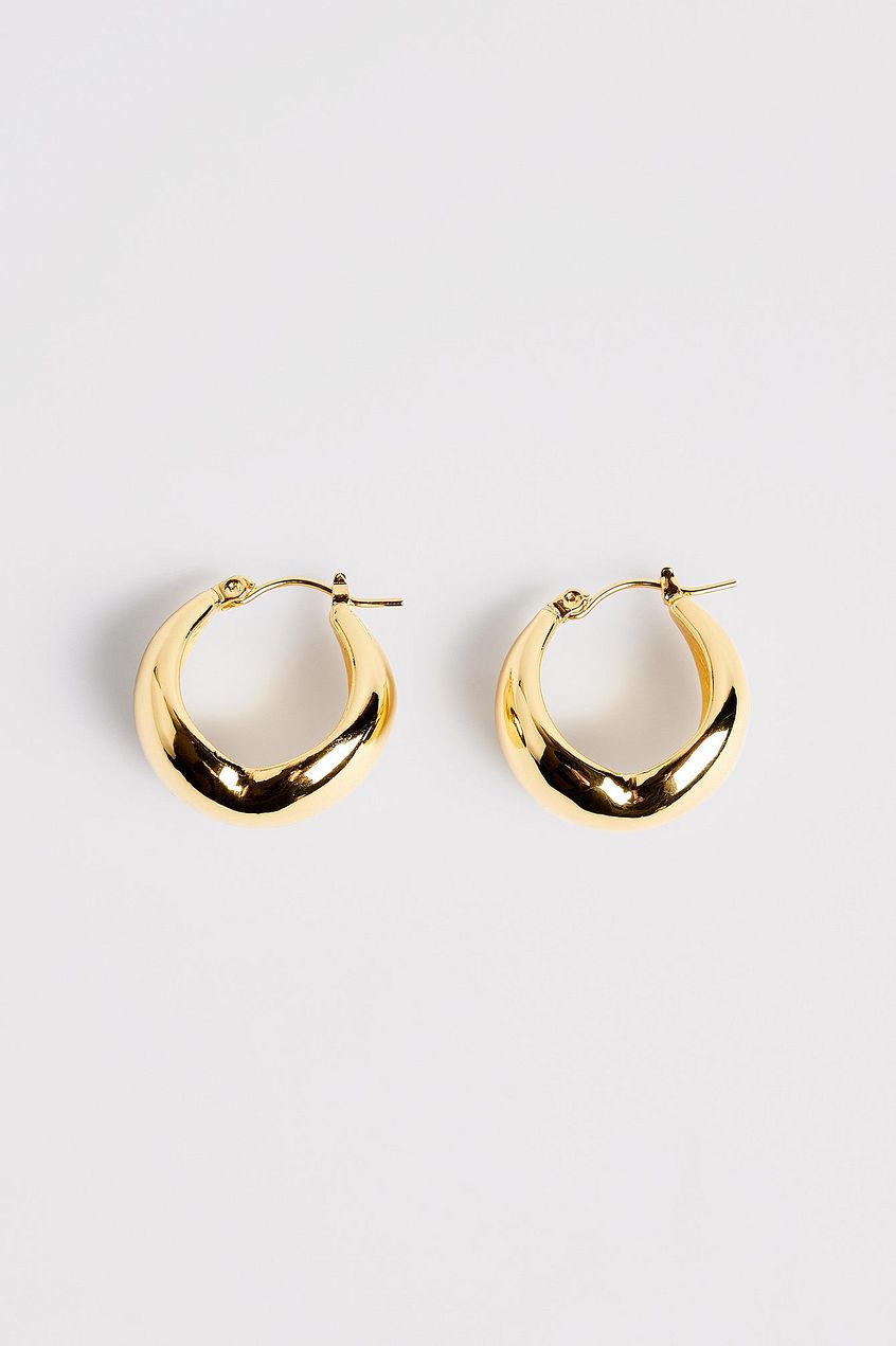 Gold Plated Chunky Earrings