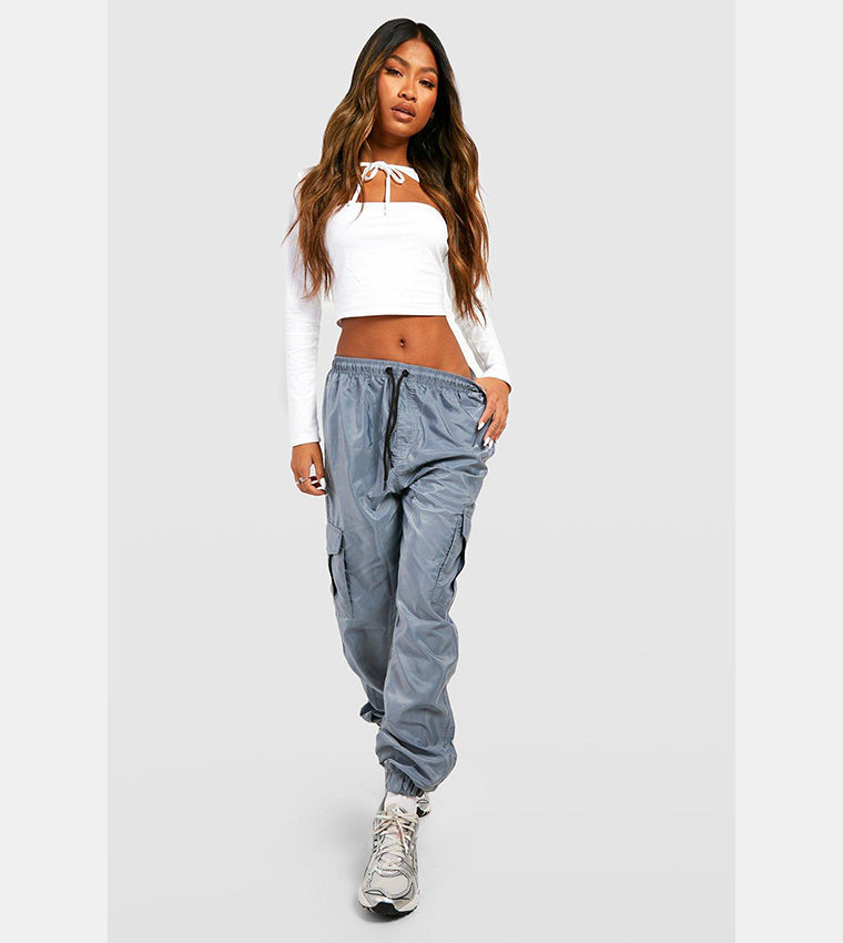 boohoo - Shell Cargo Joggers
