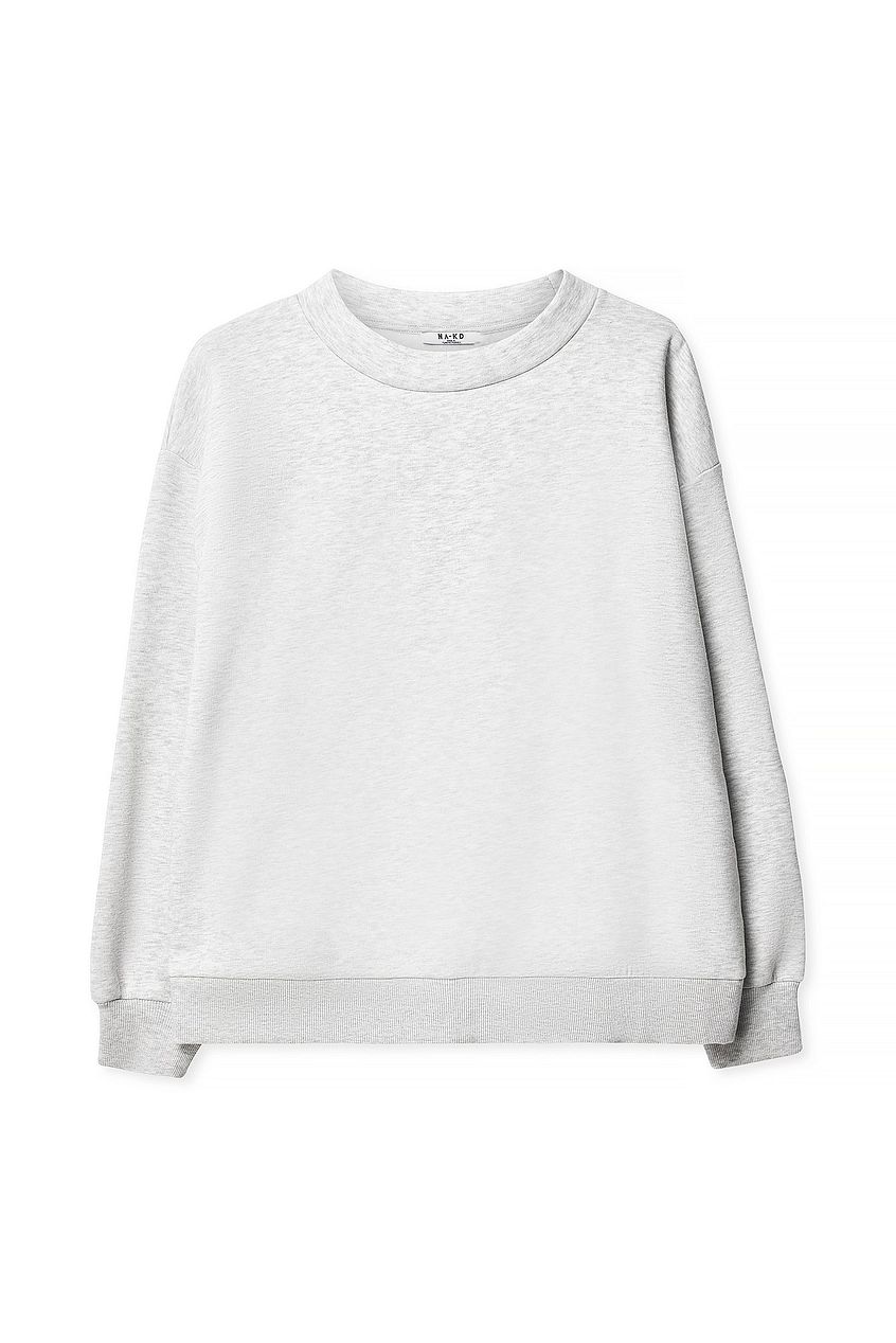 High Neck Detail Sweatshirt