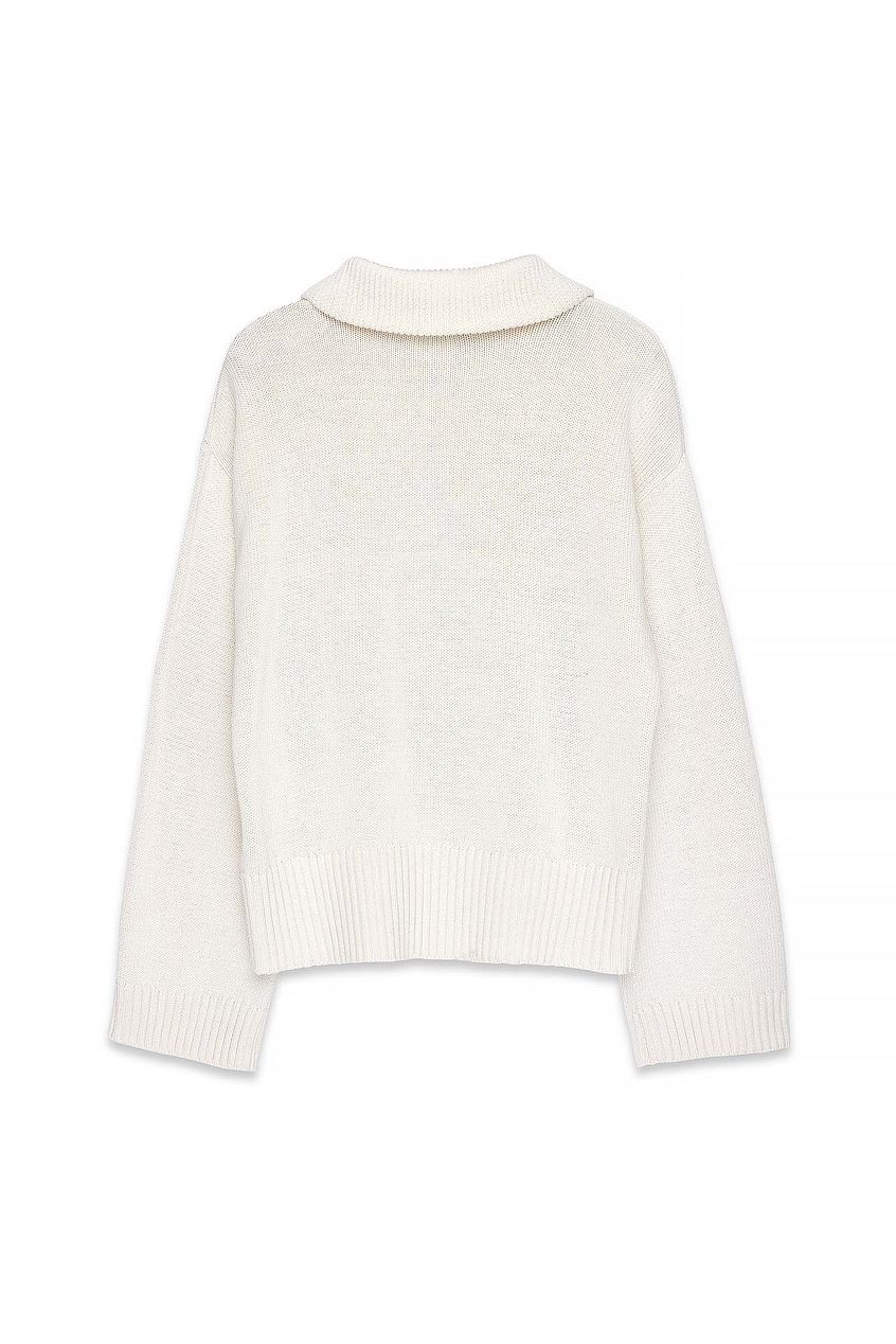 Na-kd High Neck Zipped Knitted Sweater