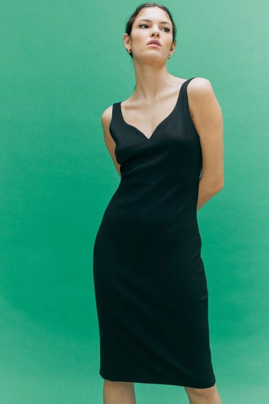 H&M Ribbed Bodycon Dress
