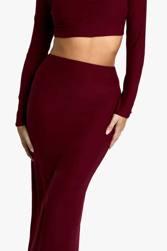 boohoo Soft Touch Maxi Skirt