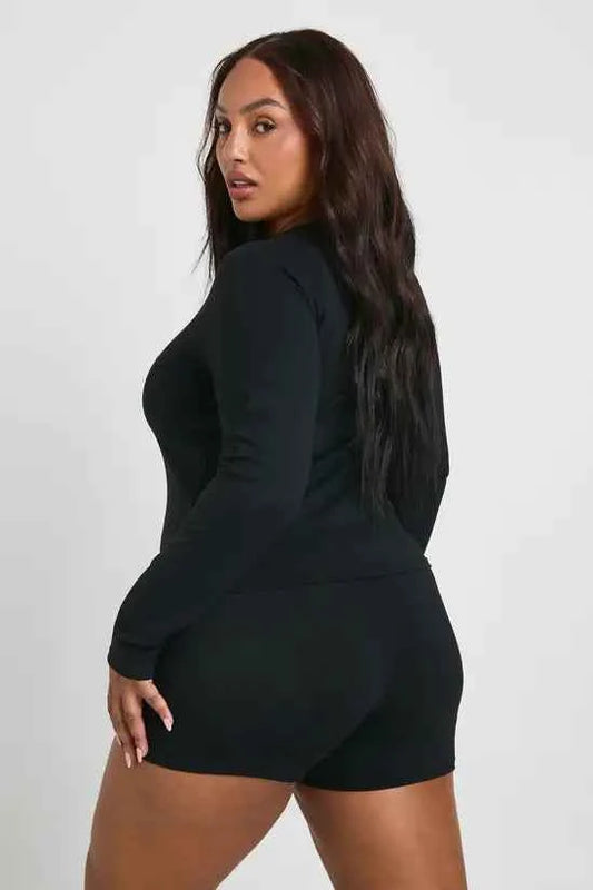 boohoo Plus Sports Supersoft Fitness Short