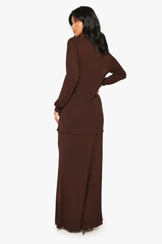 boohoo Petite Double Layer T-shirt Dress