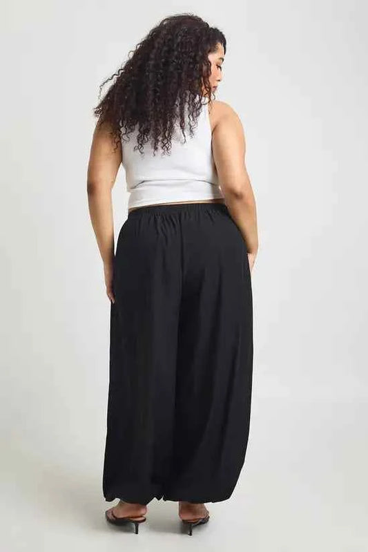 boohoo Plus Peached Balloon Trouser