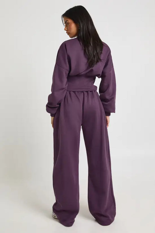 boohoo Deep Hem Henley Sweatshirt