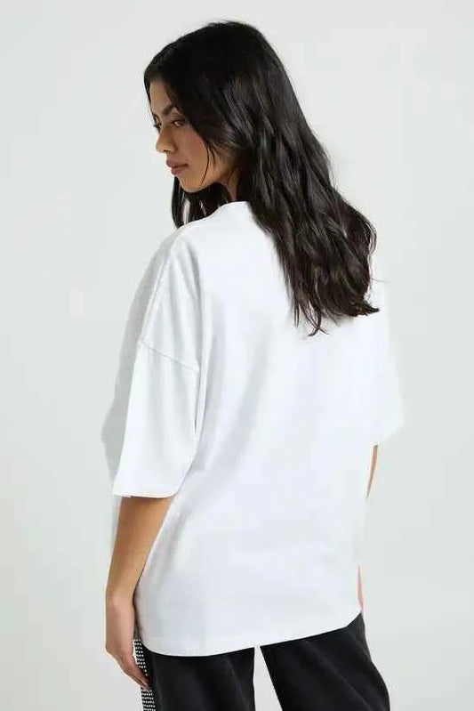 boohoo Occasionally Disco Oversized T-Shirt